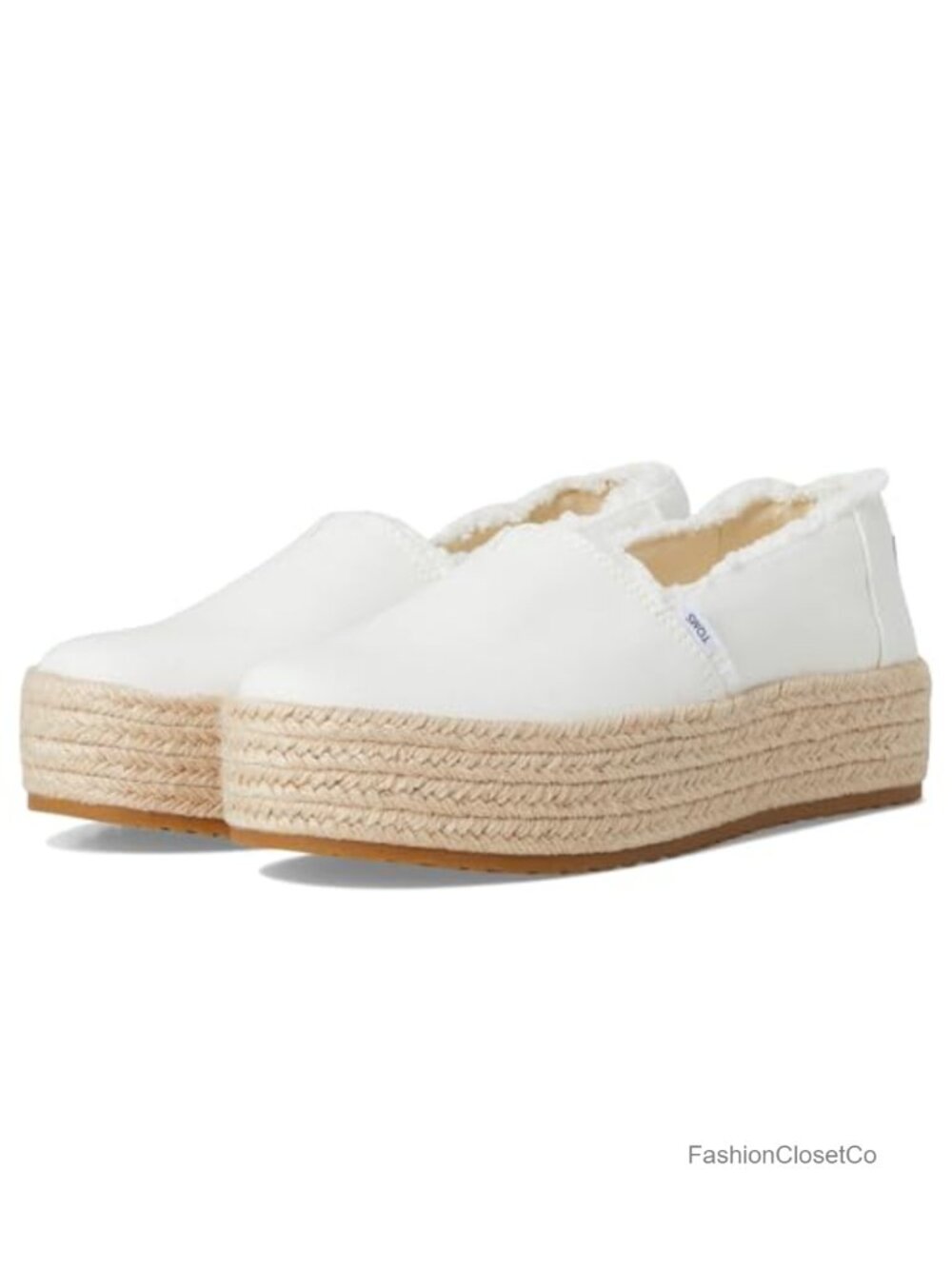 Espadrille Platform Slip-On with OrthoLite Insole - Picture 1 of 6